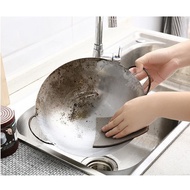 Pot and pan scrubbing sponge (size 13.5 x 9cm), abrasive sponge for cleaning pots and pans, scrubbin