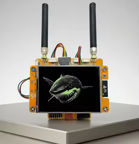 The NM-RF-Hat Companion Hat Multi-Band RF for CYD Bruce ESP32-2432S028 CC1101 IR TX/RX nRF24 PN532 4