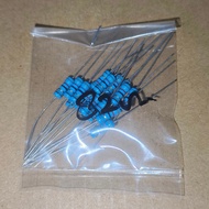 R 82 Ohm 0.5W 1 Percent Metal Film Resistor 82Ohm 82R MetalFilm 0.5 Watt 20 Pcs