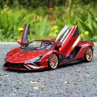 比美高 1:18 蘭博基尼Sian FKP37 跑車模型合金汽車模型車模禮物