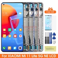 Mi 11 Lite 5G NE Screen, for Xiaomi 11 Lite 5G NE 2109119DG Lcd Display Digital Touch Screen with Fr