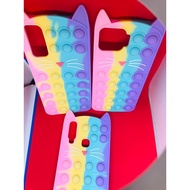 Realme C1 C3  C12 C15 C21 realme 5i pop it cat back case