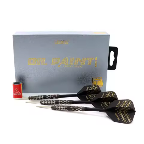CUESOUL DRAFT BEER Oil Paint Finished Gun Grey 90% Tungsten 23g Steel Tip Darts