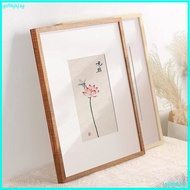 [Customizable Size]A1 A2 A3 A4 Wooden Photo Frame Large Size Puzzle Frame [Without Gasket]