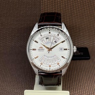 Orient RA-BA0005S10B Multi-Year Calendar White Dial Leather Strap Date Men Watch