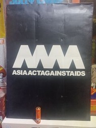 ASIAACTAGAINSTAIDS T-SHIRT M碼 葛民輝 4a like black
