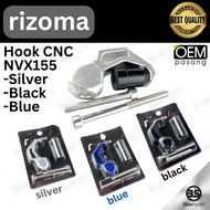 HOOK CNC NVX155 SILVER BLACK BLUE DIY