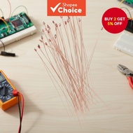 10pcs NTC 3950 100K ohm 1% Thermistors Kit for 3D Printer Hot Bed MK2a MK2b Reprap Mendel  10pcs NTC