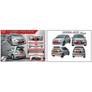 Honda jazz GD 2003 2004 2005 / Hybrid GD8 GE 2012 2013 2014 RL bodykit body kit front side rear skir