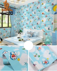 DISKON BESAR BESARAN ! PAKET 10 ROLL (BUY 9 GET 1 FREE) Wallpaper Stiker Dinding Motif Karakter Dora