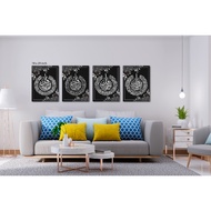 FRAME SET DECO 4-QUL 18X24 INCH (4 PANEL)