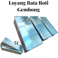 Brick Pan Square Pan Multipurpose Pan Gembong Bread Pan Aluminum Bread Pan