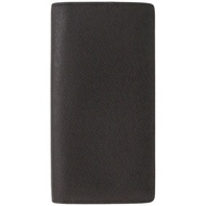 LOUIS VUITTONPortefeuille Brazza Taiga M30501 黑色長版皮夾 LV 2312 [二手] 男士