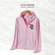 Herblf UV Protection Running Jogging Sport Jacket for Men and Women Wanita UV Jacket UV Protection J
