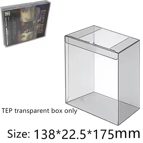 Transparent Box Protector For Elden Ring: Shadow of the Erdtree/PS5 Collect Boxes TEP Storage Game S