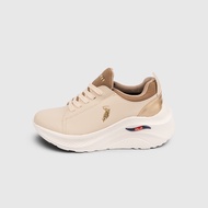 POLO Ladies Emmy Lace-Up Sneakers Shoes -P62508-KN02SV-52-BEIGE