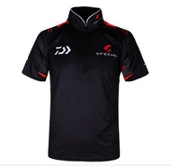 store New Daiwa Brand Men Short Sleeve Fishing Shirt Outdoor Sport Shirts Breathable Men  Anti Uv Su