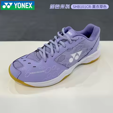 2025 new Yonex professional beginner badminton shoes shock-absorbing sports shoes SHB101CR
