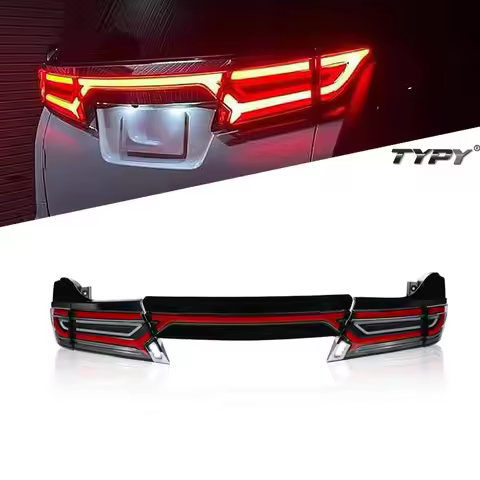 TYPY Car For Toyota Alphard Taillight 2015-2023 Upgrade Modified to New DRL Dynamic Turn Signal LED 