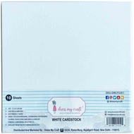 Dress My Craft Cardstock 300gsm 12"X12" 10/Pkg - WHITE