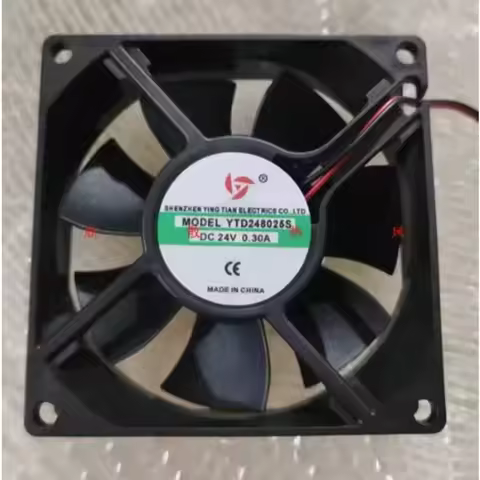 New Server Cooling Fan for YTD248025S 24V 0.3A Inverter Welding Machine Fan 2-Wire 80x80x25mm