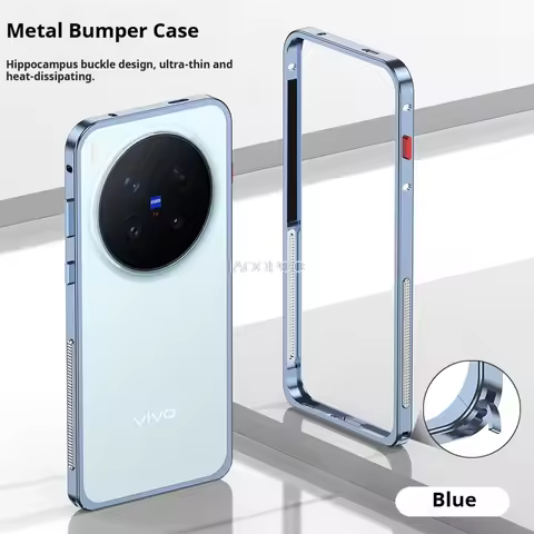 Ultra Thin Aluminum Frame Metal Bumper Case For VIVO X200 X300 Ultra Pro X300s X200s X200FE X300FE Y