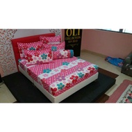 7E ONLINE SHOP SET CADAR FITTED - QUEEN SIZE OLI COLLECTION