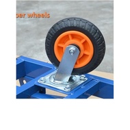 Trolley Wheel 6 inch Silence Heavy Duty Solid Rubber Wheel