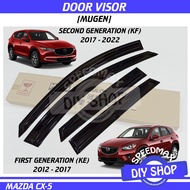 Mazda CX-5 Door Visor Mugen Style Mazda CX5 KE 2012 2013 2014 2015 2016 KF 2017 2018 2019 2020 2021 
