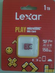 Lexar® 1TB 1T PLAY micro SDXC™ UHS-I (U3) (A2) (V30) 記憶卡