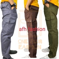 (NEW ARRIVAL)SELUAR KARGO 6POKET UNISEX LELAKI&PEREMPUAN DI ADA SIZE(26-44)