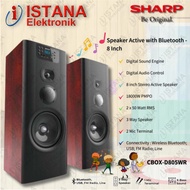 SHARP SPEAKER ACTIVE WITH BLUETOOTH 8 INCH CBOX-D805WR