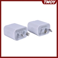 TMOY AU Plug Two USB Ports Mobile Phone Charger DC 5V 2A Output Power Adapter Used
