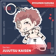 GANTUNGAN Jujutsu Kaisen RYOUMEN SUKUNA Acrylic Keychain / Keychain (4 HANDS)