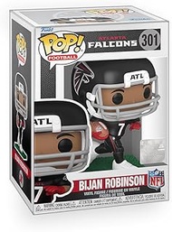 Epic Collectibles Pop Football: Falcons - Bijan Robinson Vinyl Figure Included with Box Protector Co