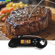 Electronic BBQ Foldable Dual Probe Food Thermometer Meat BBQ Thermometer Kitchen Oven Barbecue Therm