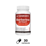 Xemenry Premium Berberine Capsule HCL Extract 1800mg Healthy Cholesterol Anti-inflammatory lmprove i