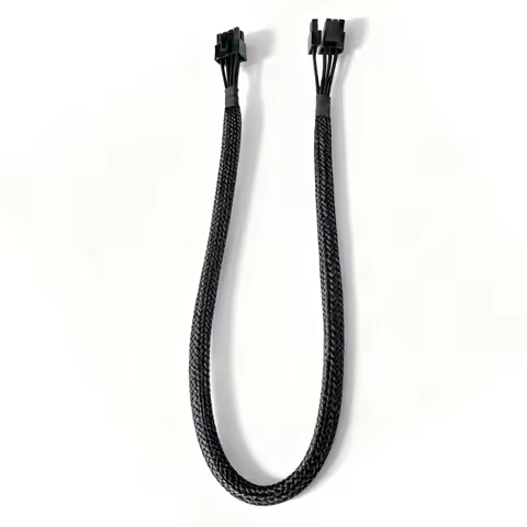6+2 PCIe 8Pin Sleeved Net 60cm, Graphics Card GPU Power Cable for Corsair HX1200i, HX1000i, HX850i,
