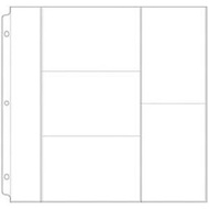 WRMK Ring Photo Sleeve Protectors 12"X12" 10/Pkg - 3 (4"X6"), 2 (6"X4"), 1 (12"X2") POCKETS