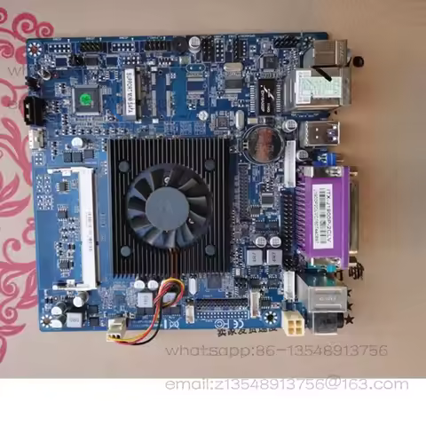 ITX-J1900P-2CLV industrial control main board 4 core screen cable LVDS + EDP 12V4 pin power supply M