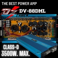 เพาเวอร์แอมป์ CLASS-D ขับดอกซับ DZ POWER รุ่นDV-88DML  กำลังขับ 3500W. MAX.วงจร MOSFET แรงดุดัน