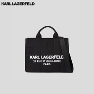 KARL LAGERFELD - RUE ST-GUILLAUME SQUARE CANVAS SHOPPER 235W3993 กระเป๋าถือ