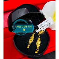 [Rias Gold 916 💎] Anting Anting Emas 916