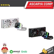 TECWARE NEON 240 ARGB IPS Customizable Display Liquid Cooler 240mm AIO Cooler Liquid Cooler LCD Disp