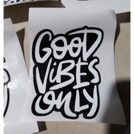 GOOD VIBES STICKER 3.5x2.5 inches