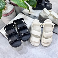 [GENUINE] SANDAL SHOES MLB KOREA CHUNKY SLIDER NY LA SLIDES - HEIGHT HACK RUBBER SANDAL