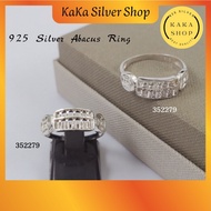 Original 925 Silver Money Abacus Ring For Women (352279) | Cincin Perempuan Wang Sempoa Perak 925 | Ready Stock