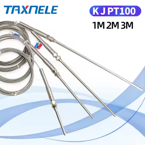 400 800 degree RTD K J PT100 50mm 150mm 100mm 200mm Oven Temperature Sensor M5 Probe Thermal Thermoc