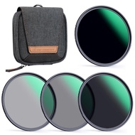 K&F Concept Nano-X ND4+ND8+ND64+ND1000 Filter Kit 2/3/6/10 Stops Set 28 Layers Coated with Pouch...