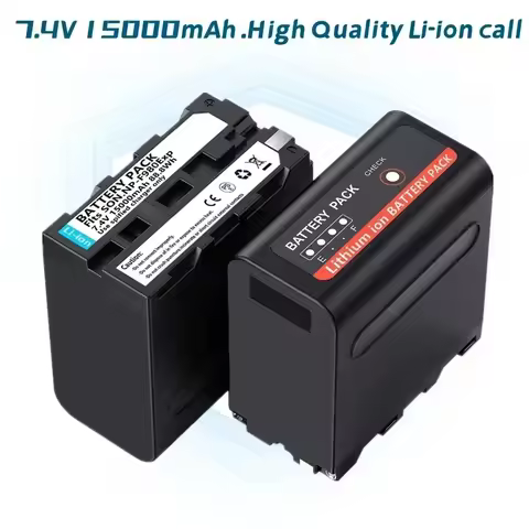 15000mAh NP-F980 F960 F970 NPF980 Canon Battery With USB Charging Output For CCD-TRV35 TRV940 CCD-RV